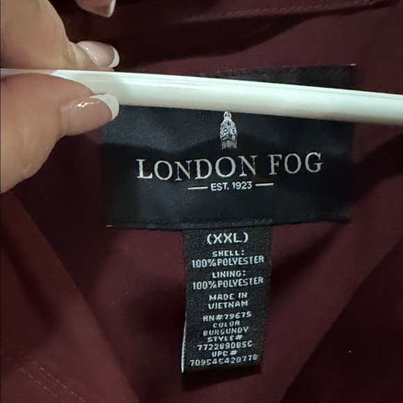 London Fog Women's Burgundy Jacket size XXL - Picture 4 of 6